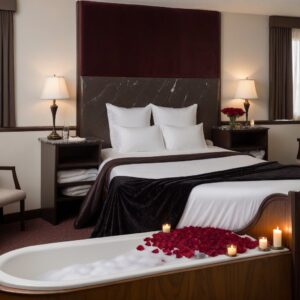 "Comparativo: conforto de motel econômico versus opções premium para romance"