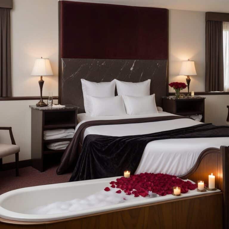 "Comparativo: conforto de motel econômico versus opções premium para romance"